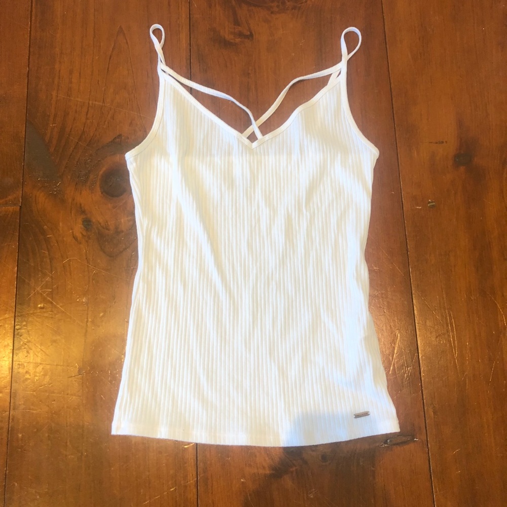 Holister white tank top